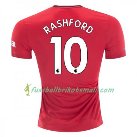 Fußballtrikots Manchester United Marcus Rashford 10 2019-2020 Kurzarm Heimtrikotsatz kaufen